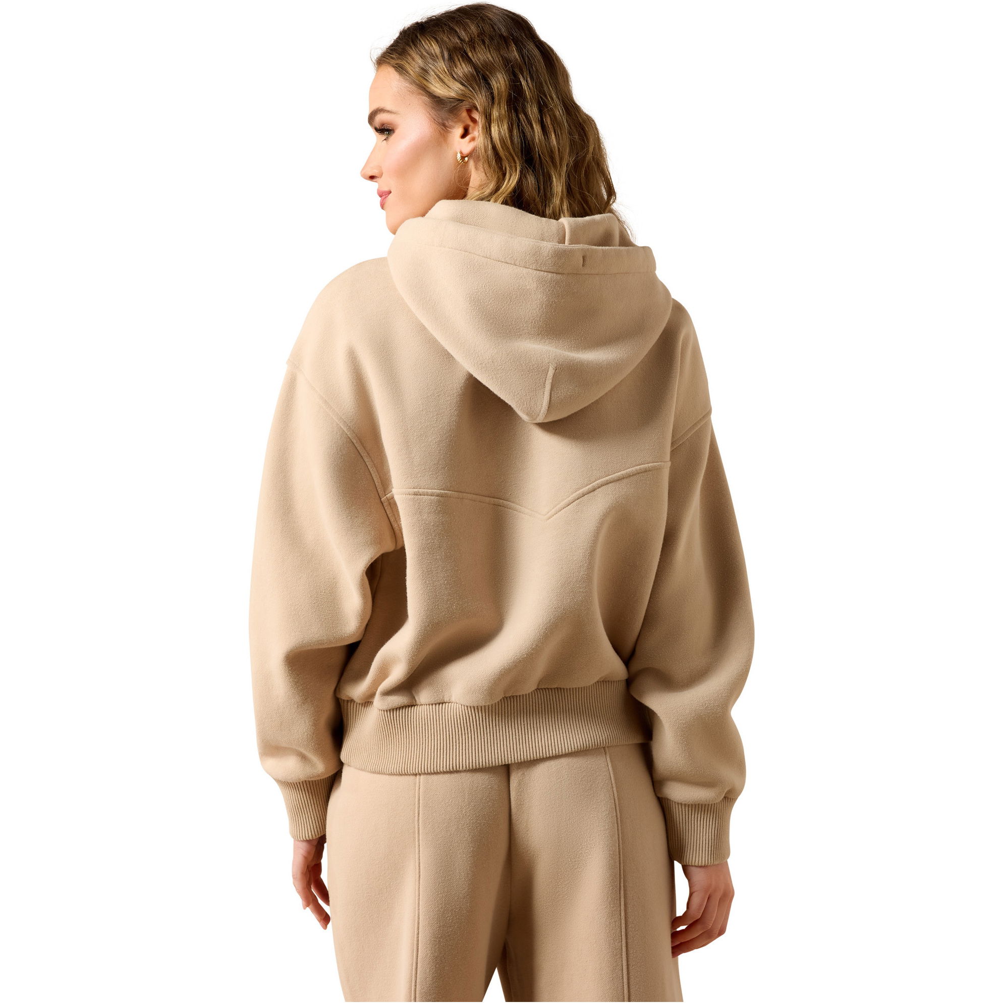 2026 Ariat Womens Compass 1/2 Zip Sweatshirt 10079278 - Moonstone